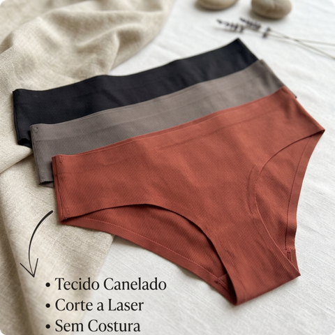 Kit 5 Calcinhas Levea - Canelada