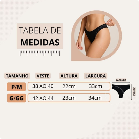 Kit 7 Calcinhas Essenza + 3 GRÁTIS