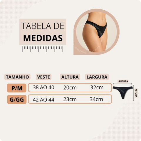 Kit 7 Calcinhas Levea - EssenzaSex